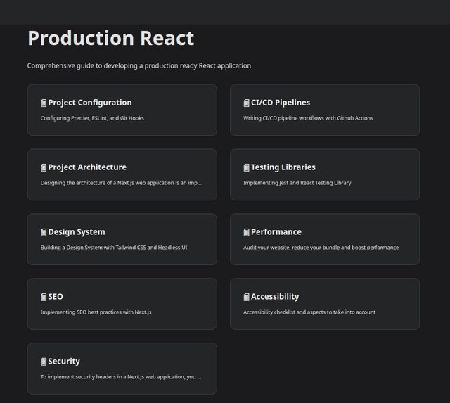 Freact Docs website preview